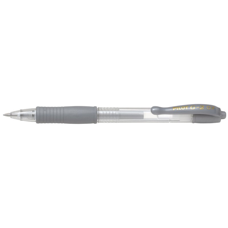 PILOT G2 gel pen, metallic gold, 0.7 mm, click mechanism